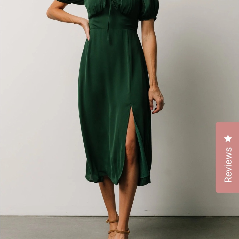 Baltic Born Elegant Green Midi Dress